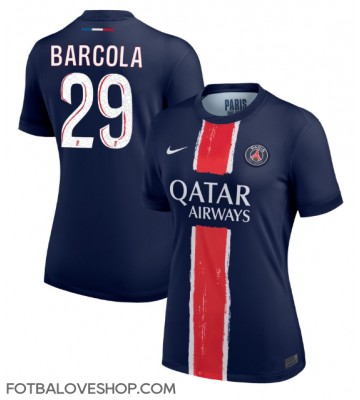 Paris Saint-Germain Bradley Barcola #29 Dámské Domácí Dres 2024-25 Krátký Rukáv