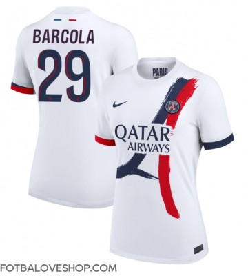 Paris Saint-Germain Bradley Barcola #29 Dámské Venkovní Dres 2024-25 Krátký Rukáv