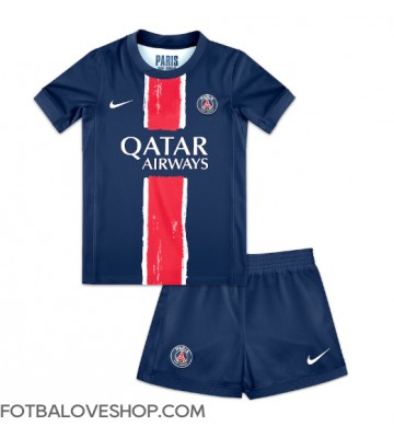 Paris Saint-Germain Dětské Domácí Dres 2024-25 Krátký Rukáv (+ trenýrky)