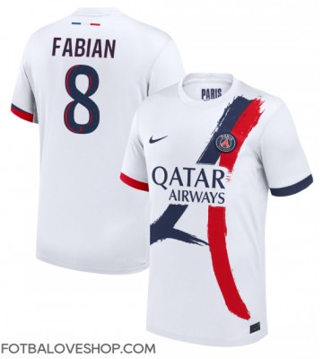 Paris Saint-Germain Fabian Ruiz #8 Venkovní Dres 2024-25 Krátký Rukáv