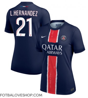 Paris Saint-Germain Lucas Hernandez #21 Dámské Domácí Dres 2024-25 Krátký Rukáv