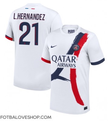 Paris Saint-Germain Lucas Hernandez #21 Venkovní Dres 2024-25 Krátký Rukáv