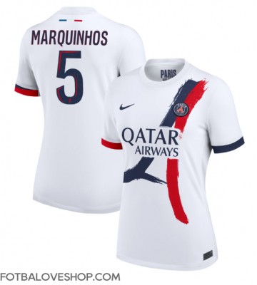 Paris Saint-Germain Marquinhos #5 Dámské Venkovní Dres 2024-25 Krátký Rukáv