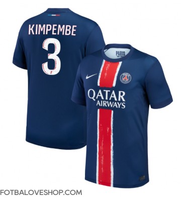 Paris Saint-Germain Presnel Kimpembe #3 Domácí Dres 2024-25 Krátký Rukáv