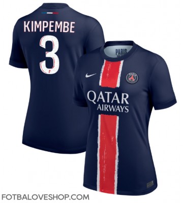 Paris Saint-Germain Presnel Kimpembe #3 Dámské Domácí Dres 2024-25 Krátký Rukáv