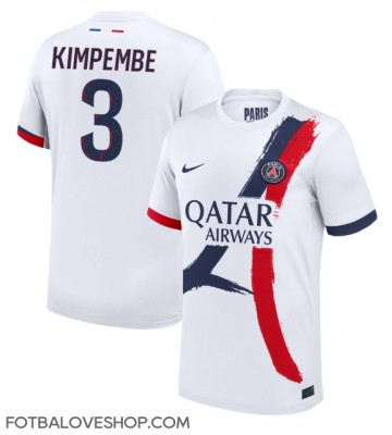 Paris Saint-Germain Presnel Kimpembe #3 Venkovní Dres 2024-25 Krátký Rukáv