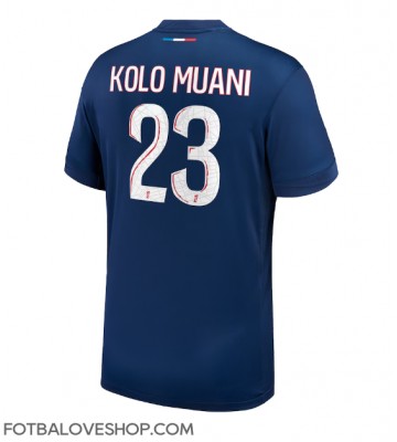 Paris Saint-Germain Randal Kolo Muani #23 Domácí Dres 2024-25 Krátký Rukáv