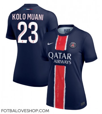 Paris Saint-Germain Randal Kolo Muani #23 Dámské Domácí Dres 2024-25 Krátký Rukáv