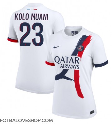 Paris Saint-Germain Randal Kolo Muani #23 Dámské Venkovní Dres 2024-25 Krátký Rukáv