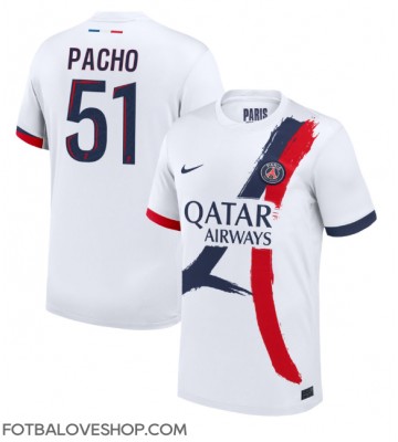 Paris Saint-Germain Willian Pacho #51 Venkovní Dres 2024-25 Krátký Rukáv