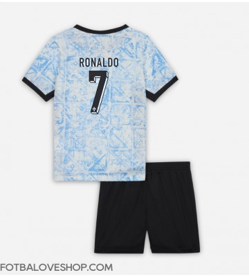 Portugalsko Cristiano Ronaldo #7 Dětské Venkovní Dres ME 2024 Krátký Rukáv (+ trenýrky)