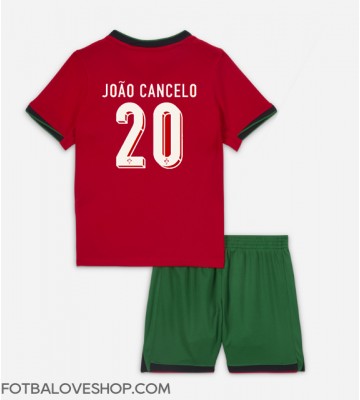 Portugalsko Joao Cancelo #20 Dětské Domácí Dres ME 2024 Krátký Rukáv (+ trenýrky)