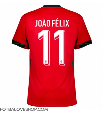 Portugalsko Joao Felix #11 Domácí Dres ME 2024 Krátký Rukáv