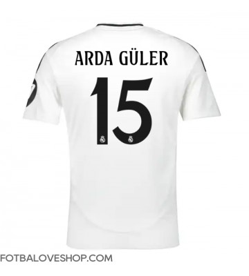 Real Madrid Arda Guler #15 Domácí Dres 2024-25 Krátký Rukáv