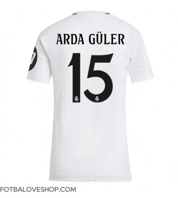 Real Madrid Arda Guler #15 Dámské Domácí Dres 2024-25 Krátký Rukáv