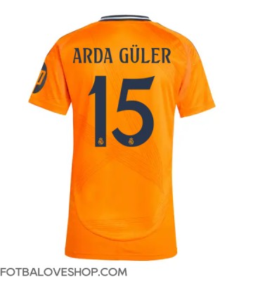 Real Madrid Arda Guler #15 Dámské Venkovní Dres 2024-25 Krátký Rukáv