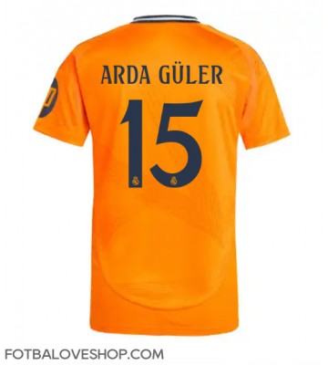 Real Madrid Arda Guler #15 Venkovní Dres 2024-25 Krátký Rukáv