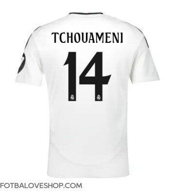 Real Madrid Aurelien Tchouameni #14 Domácí Dres 2024-25 Krátký Rukáv