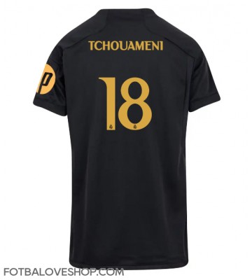 Real Madrid Aurelien Tchouameni #18 Dámské Alternativní Dres 2023-24 Krátký Rukáv