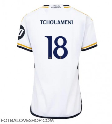 Real Madrid Aurelien Tchouameni #18 Dámské Domácí Dres 2023-24 Krátký Rukáv