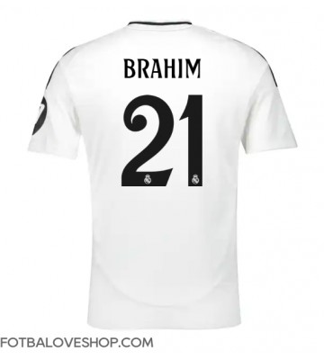 Real Madrid Brahim Diaz #21 Domácí Dres 2024-25 Krátký Rukáv