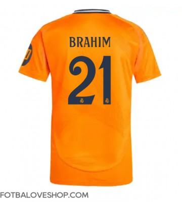 Real Madrid Brahim Diaz #21 Venkovní Dres 2024-25 Krátký Rukáv