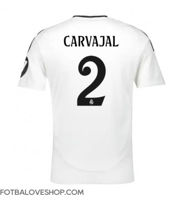 Real Madrid Daniel Carvajal #2 Domácí Dres 2024-25 Krátký Rukáv