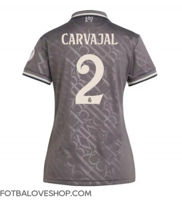 Real Madrid Daniel Carvajal #2 Dámské Alternativní Dres 2024-25 Krátký Rukáv