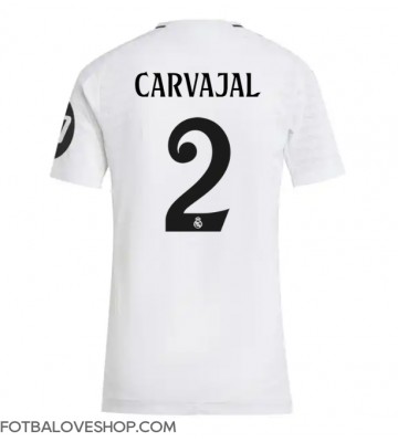 Real Madrid Daniel Carvajal #2 Dámské Domácí Dres 2024-25 Krátký Rukáv