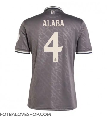 Real Madrid David Alaba #4 Alternativní Dres 2024-25 Krátký Rukáv