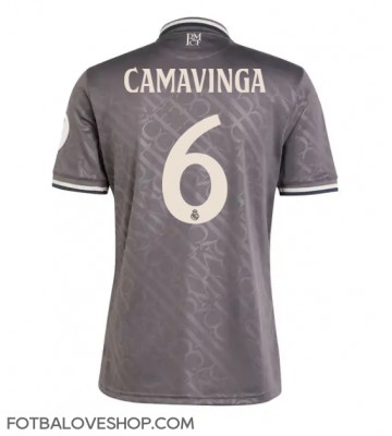 Real Madrid Eduardo Camavinga #6 Alternativní Dres 2024-25 Krátký Rukáv