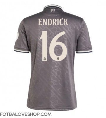 Real Madrid Endrick #16 Alternativní Dres 2024-25 Krátký Rukáv