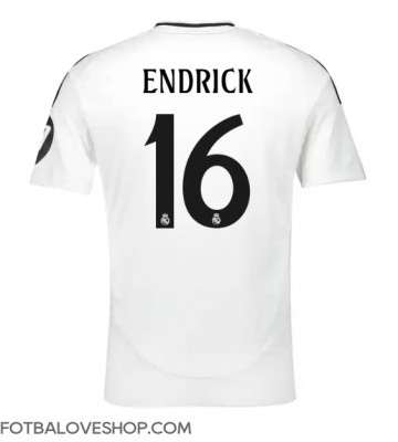 Real Madrid Endrick #16 Domácí Dres 2024-25 Krátký Rukáv