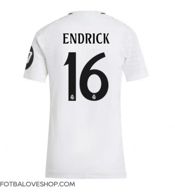 Real Madrid Endrick #16 Dámské Domácí Dres 2024-25 Krátký Rukáv