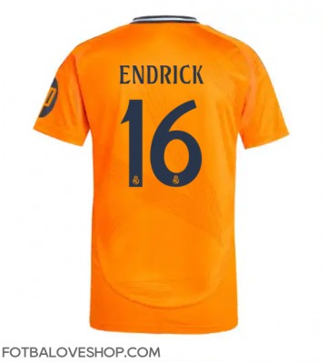 Real Madrid Endrick #16 Venkovní Dres 2024-25 Krátký Rukáv