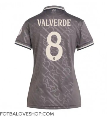 Real Madrid Federico Valverde #8 Dámské Alternativní Dres 2024-25 Krátký Rukáv