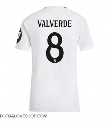 Real Madrid Federico Valverde #8 Dámské Domácí Dres 2024-25 Krátký Rukáv