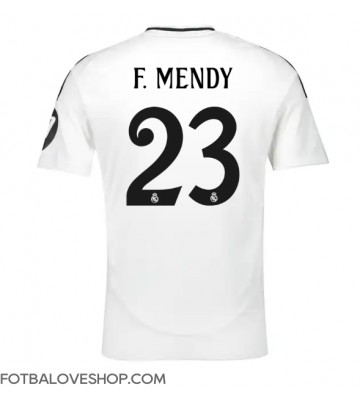 Real Madrid Ferland Mendy #23 Domácí Dres 2024-25 Krátký Rukáv