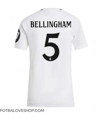 Real Madrid Jude Bellingham #5 Dámské Domácí Dres 2024-25 Krátký Rukáv