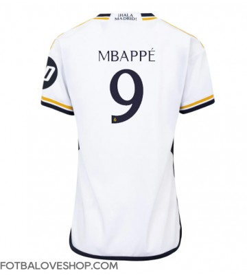 Real Madrid Kylian Mbappe #9 Dámské Domácí Dres 2023-24 Krátký Rukáv