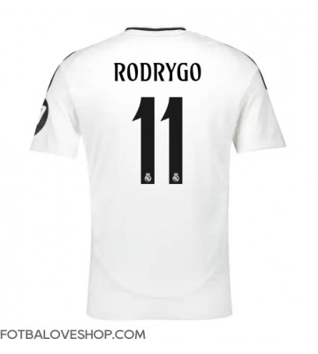 Real Madrid Rodrygo Goes #11 Domácí Dres 2024-25 Krátký Rukáv