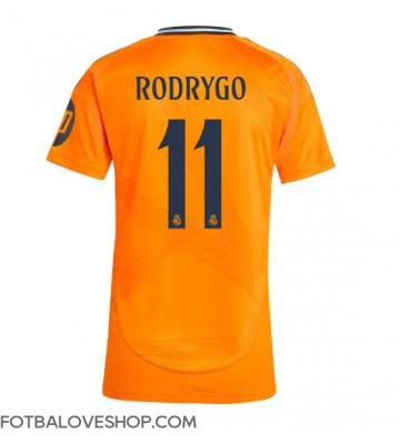 Real Madrid Rodrygo Goes #11 Dámské Venkovní Dres 2024-25 Krátký Rukáv