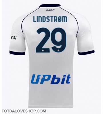 SSC Napoli Jesper Lindstrom #29 Venkovní Dres 2023-24 Krátký Rukáv