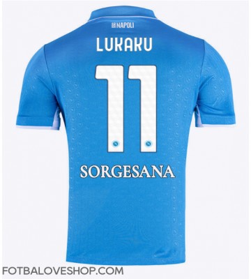 SSC Napoli Romelu Lukaku #11 Domácí Dres 2024-25 Krátký Rukáv