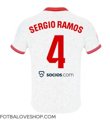 Sevilla Sergio Ramos #4 Domácí Dres 2023-24 Krátký Rukáv