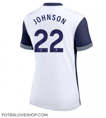 Tottenham Hotspur Brennan Johnson #22 Dámské Domácí Dres 2024-25 Krátký Rukáv