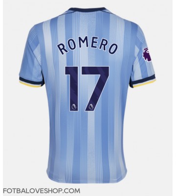 Tottenham Hotspur Cristian Romero #17 Venkovní Dres 2024-25 Krátký Rukáv