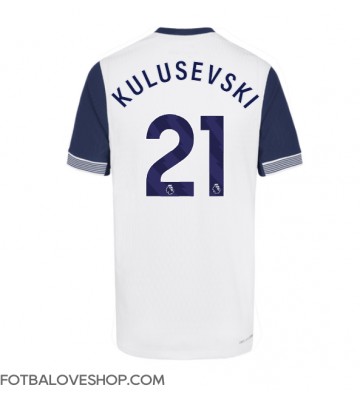 Tottenham Hotspur Dejan Kulusevski #21 Domácí Dres 2024-25 Krátký Rukáv