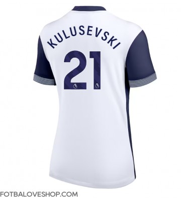 Tottenham Hotspur Dejan Kulusevski #21 Dámské Domácí Dres 2024-25 Krátký Rukáv