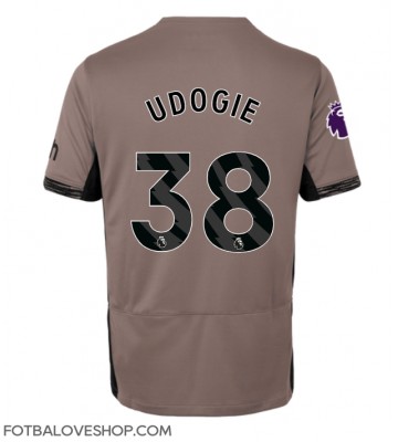 Tottenham Hotspur Destiny Udogie #38 Dámské Alternativní Dres 2023-24 Krátký Rukáv